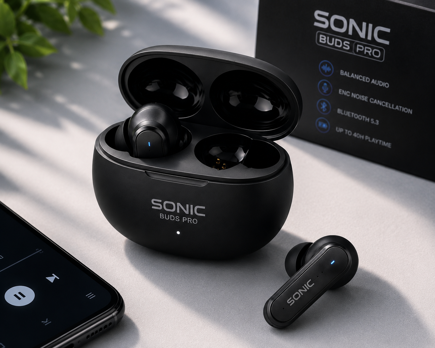 SonicBuds Pro features